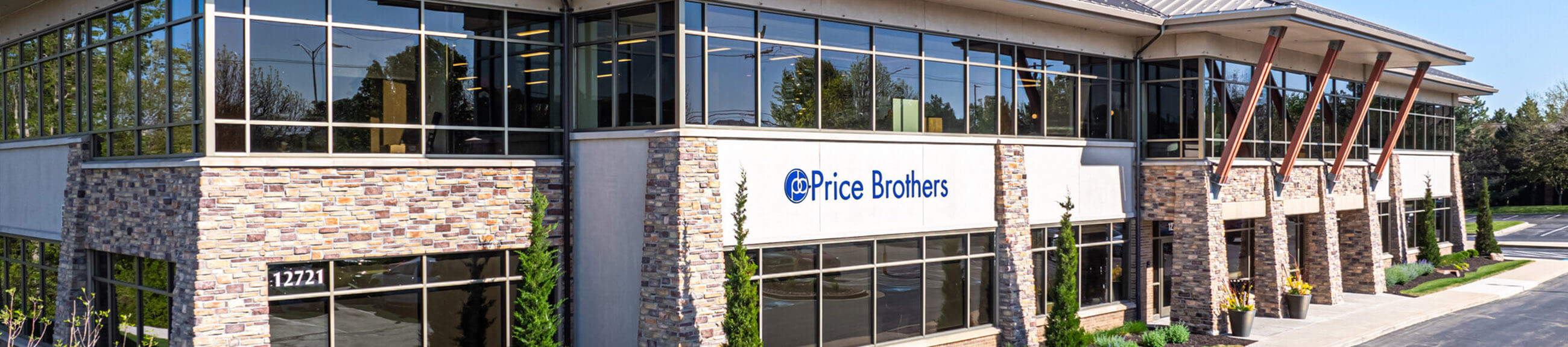 exterior of Price Brothers Management Company building